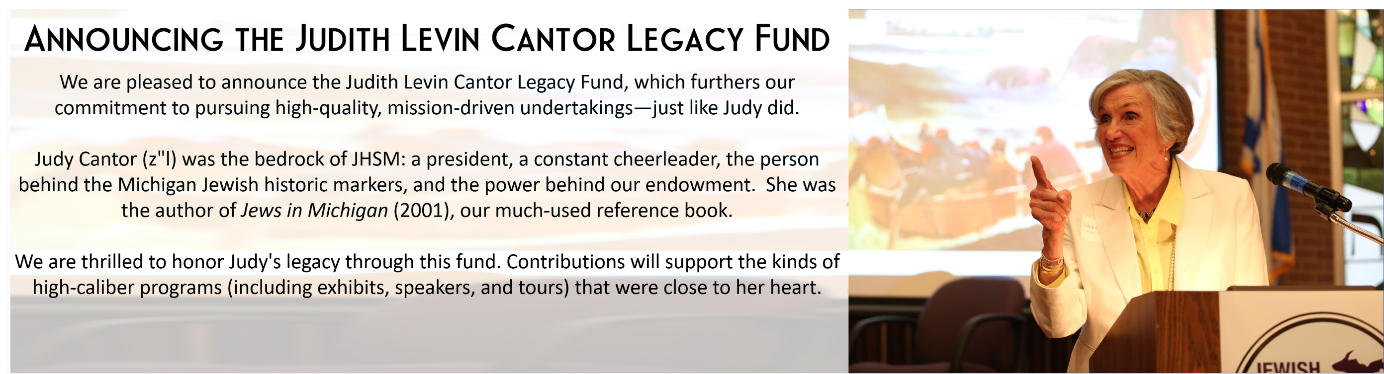 Judy Cantor Legacy Fund